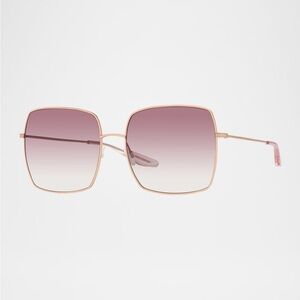 Barton Perreira Folasade Titanium Square Sunglasses